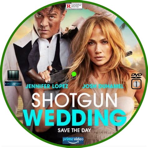 Shotgun Wedding 2022 R1 Custom DVD Label DVDcover