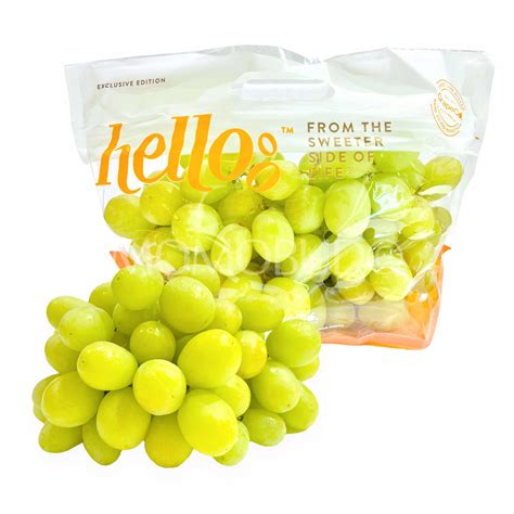 Hellooo™ Exclusive Sweet Globe® Green Seedless Grapes 1kg — Momobud