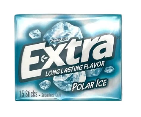 Wrigleys Extra Long Lasting Polar Ice 10 Ct 12 Packs American