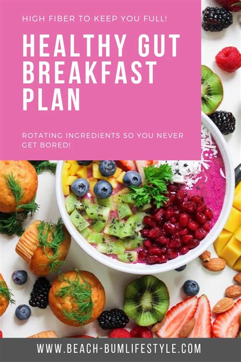 A Healthy Gut Breakfast Plan Healthy Gut Recipes Healthy Healthy Gut