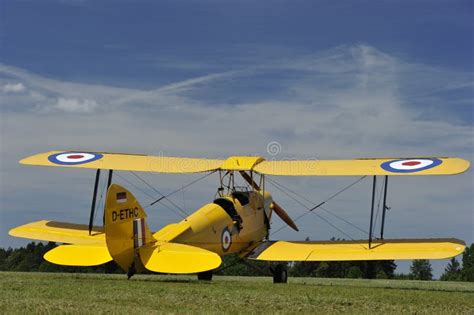 Old Vintage Biplane Aircraft Isolated Stock Image Image Of Cockpit