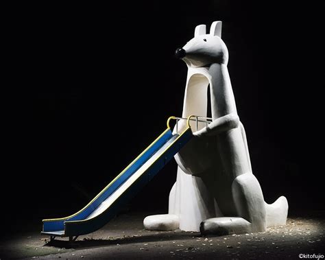 Kito Fujios Dramatic Photos Of Japanese Playgrounds At Night Amusing