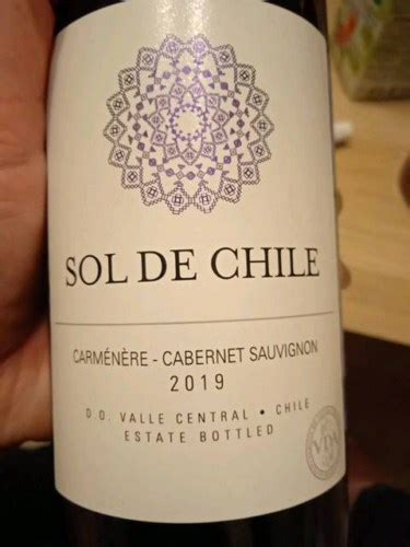 Sol de Chile Carmenère Cabernet Sauvignon Vivino