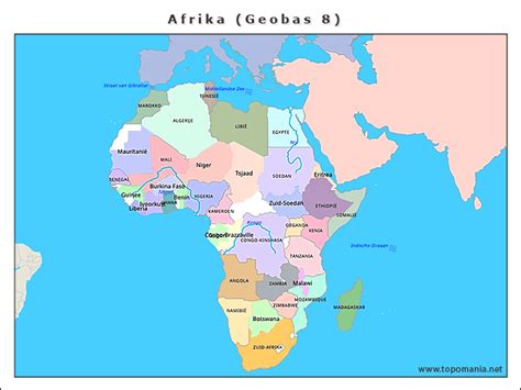 Topografie Afrika Geobas 8 Topomania Net