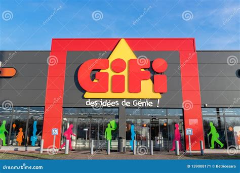 Gifi Retail Sign And Text Logo Facade French Store Company Low Cost