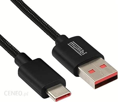 Mumbi Black Line Kabel Usb A Na Usb C Wtyk Kabel Do Transmisji Danych