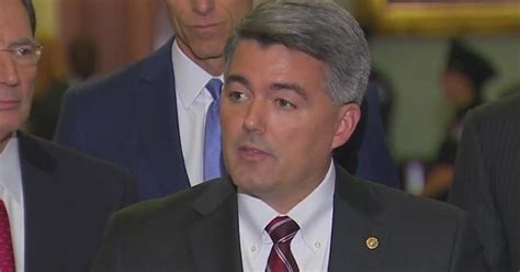 Sen Cory Gardner Holds Call In Town Hall Cbs Colorado