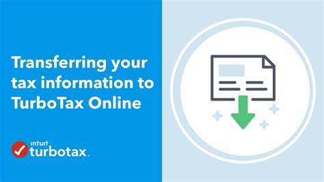 How To Transfer Your Tax Information To Turbotax Online Turbotax