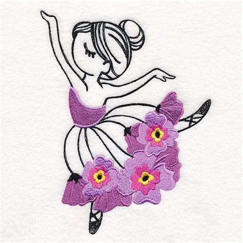 Violet Ballerina Design M From Emblibrary Machine