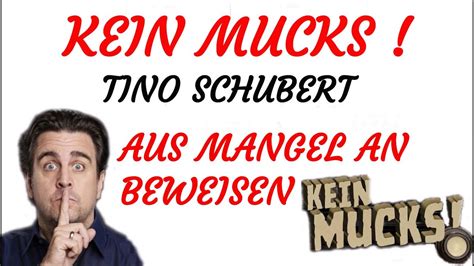 KRIMI Hörspiel KEIN MUCKS Tino Schubert AUS MANGEL AN BEWEISEN