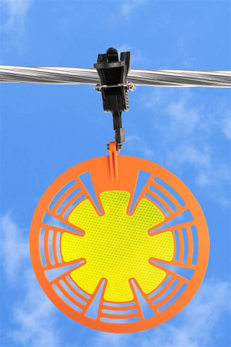 Power Line Safety Markers And Bird Diverters At Summit Power