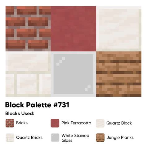 Block Palettes On Instagram Palette 731 Find More Minecraft Block