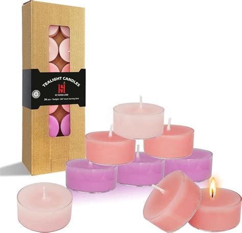 Floral Scented Tealight Candles Lavender Rose Gardenia