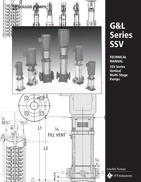 Pdf Gandl Series Ssv Goulds Ssv 300 Lb Flange • Vertical Multistage Centrifugal Pump All