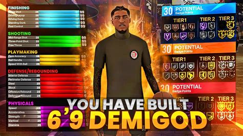 New Game Breaking Best Build Is A Demigod In Nba 2k23 Insane Best