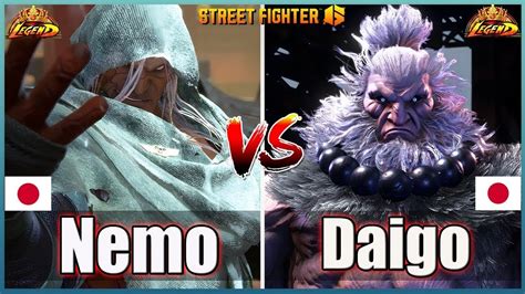 Street Fighter 6 Nemo M Bison Vs Daigo AKUMA 1 Best Room Match