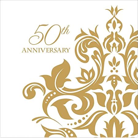 Amazon Count Ply Th Anniversary Napkins Wedding Party