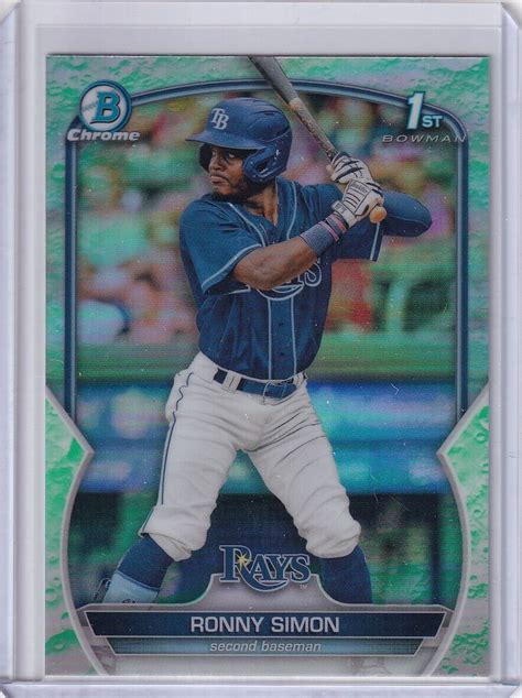 Bowman Baseball Lunar Glow Refractors Pick Your Card Ebay