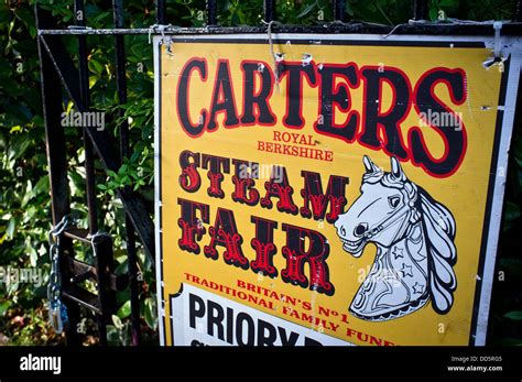 Carters Steam Fair poster Stock Photo - Alamy