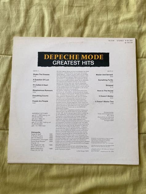 Depeche Mode Kaufen Auf Ricardo