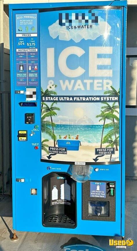 Everest Ice Vx Bagged Ice And Filtered Water Vending Machine For