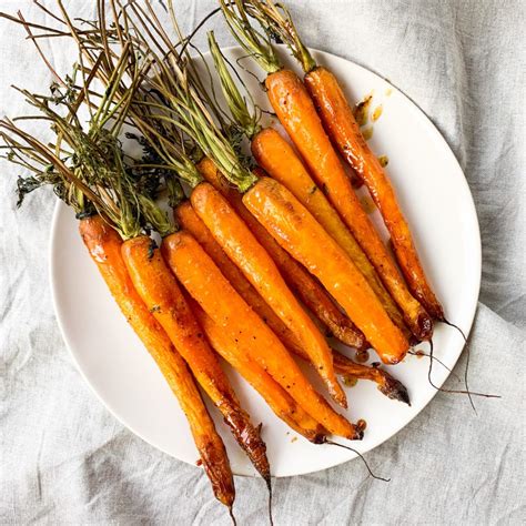 Carottes R Ties Au Four Fourneaux Et Fourchettes