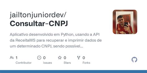 Github Jailtonjuniordev Consultar Cnpj Aplicativo Desenvolvido Em