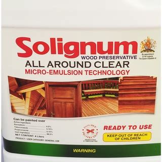 Solignum All Around Clear ️ 1 Gallon ️ Anti-Termite Anay Amag Borers ...