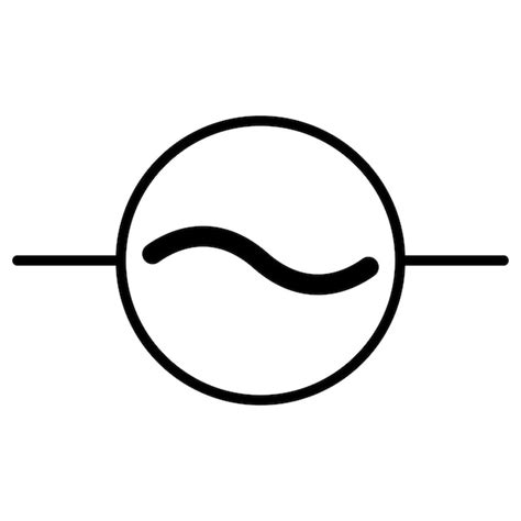 Premium Vector | Generator icon alternating current source alternative power source of electricity