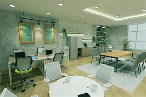 Ruang Kantor Minimalis - Rus Interior