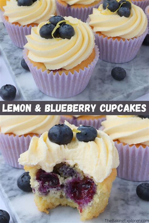 Lemon Blueberry Cupcakes With Lemon Cream Cheese Frosting Artofit