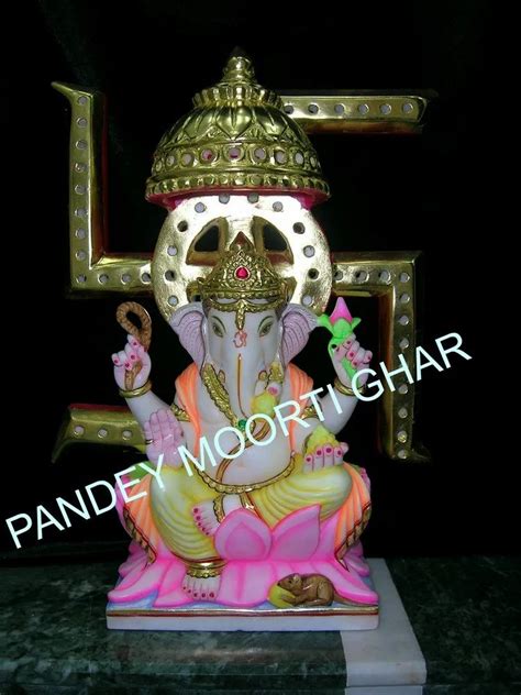 Marble Sitting Ganesha Statue At Best Price In Jaipur By Pandey Moorti