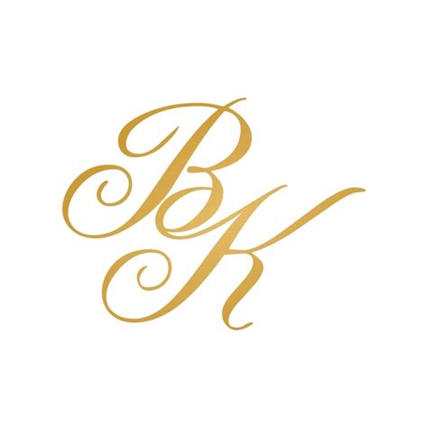 Bk Logo Cursive Royalty Free Images Stock Photos Pictures