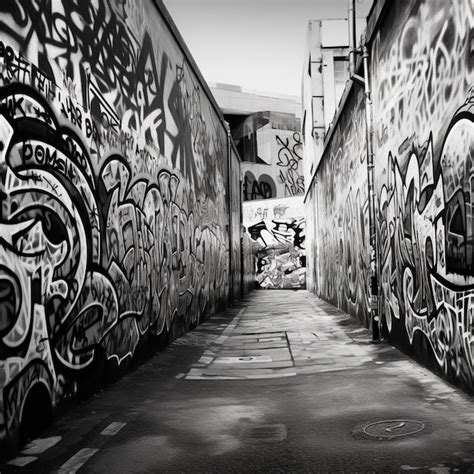 Graffiti Black And White Photography