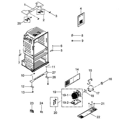 Samsung Rf4267harsxaa 00 Refrigerator Partswarehouse