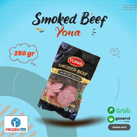 Jual Yona Smoked Beef 250gr 500gr Daging Sapi Iris Asap 250 Gr