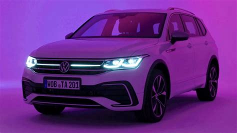 Volkswagen Tiguan Allspace At Night Crazy Iq Matrix Led Lights