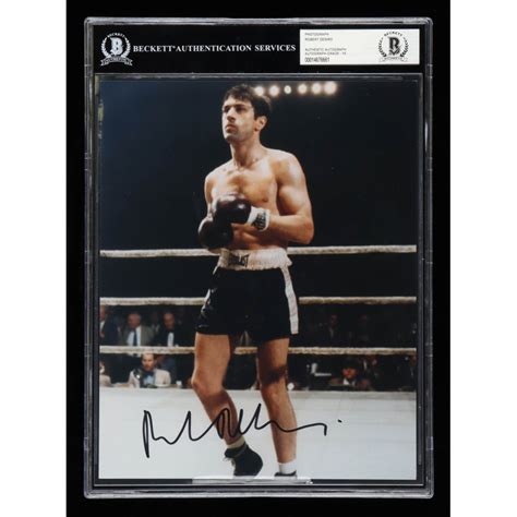 Robert De Niro Signed Raging Bull X Photo Bgs Pristine Auction