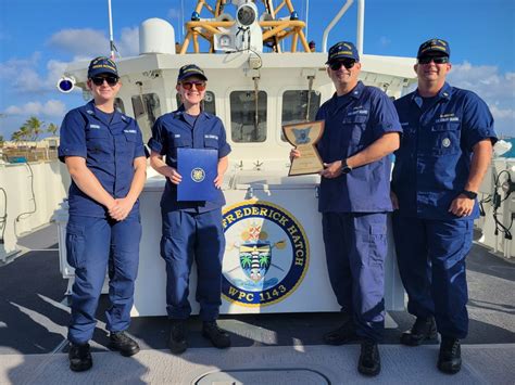 Dvids News Uscgc Frederick Hatch S Lt J G Mary Sims Awarded For