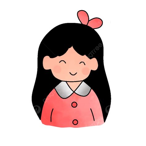 Linda Chica De Dibujos Animados Png Lindo Chica Chica De Dibujos Animados Png Y Psd Para