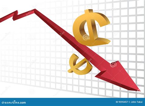 financial crash stock vector illustration  losing retirement