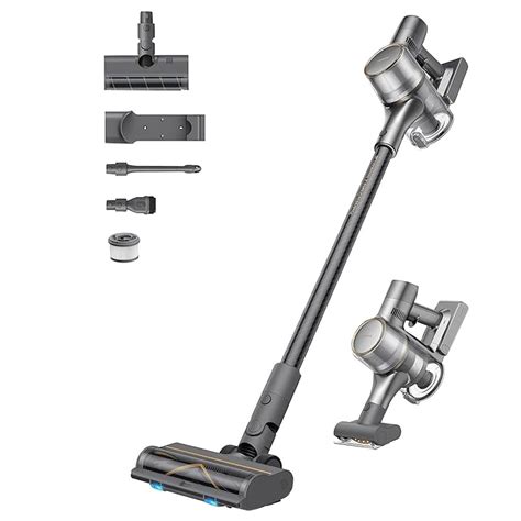 Dreame - Cordless Vacuum Cleaner w/ Dual Brush Head R20 - Black