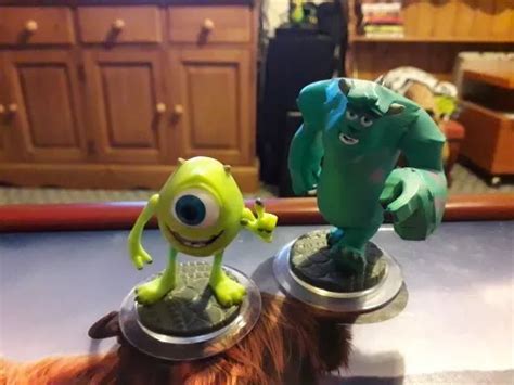 Disney Infinity Monsters Inc Bundle Mike Wazowksi And Sully Figures £6 99 Picclick Uk