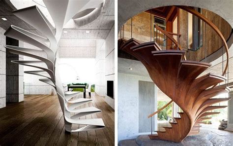 Ideas Para Decorar Con Escaleras De Caracol Originales