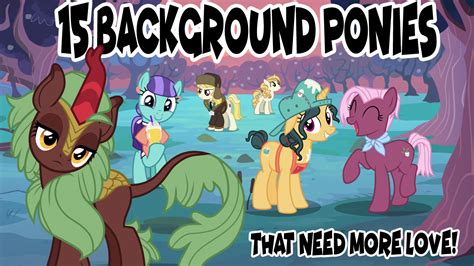 Mlp Background Characters List