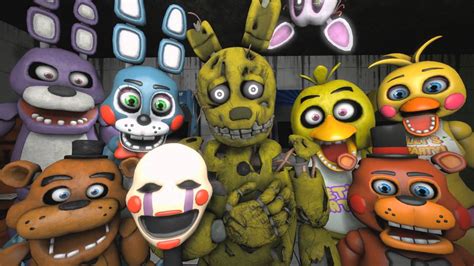 Five Nights At Freddy S 4 Teaser Animatronics Reaction To Plushtrap