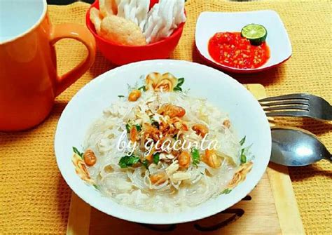 resep soto ayam tasik kuah santan oleh giacinta permana cookpad