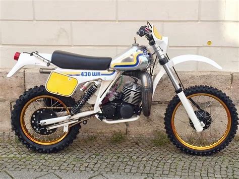 Vintage Motocross Husqvarna Dirt Bike Moped Euro Motorcycle