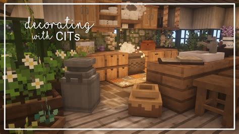 MinecraftDecorating A Moss Hut With CIT Packs YouTube