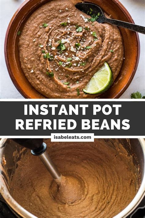 Instant Pot Refried Beans Creamy And Flavorful Recipe